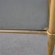 Serving style 1940 on gilded bronze smoked glass top