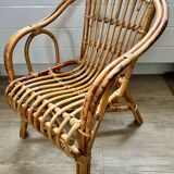 Child's rattan armchair