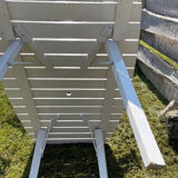 Vintage wood folding garden table