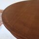 Extendable oak round table, Lübke, Germany 1960s