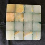 Green marble ashtray