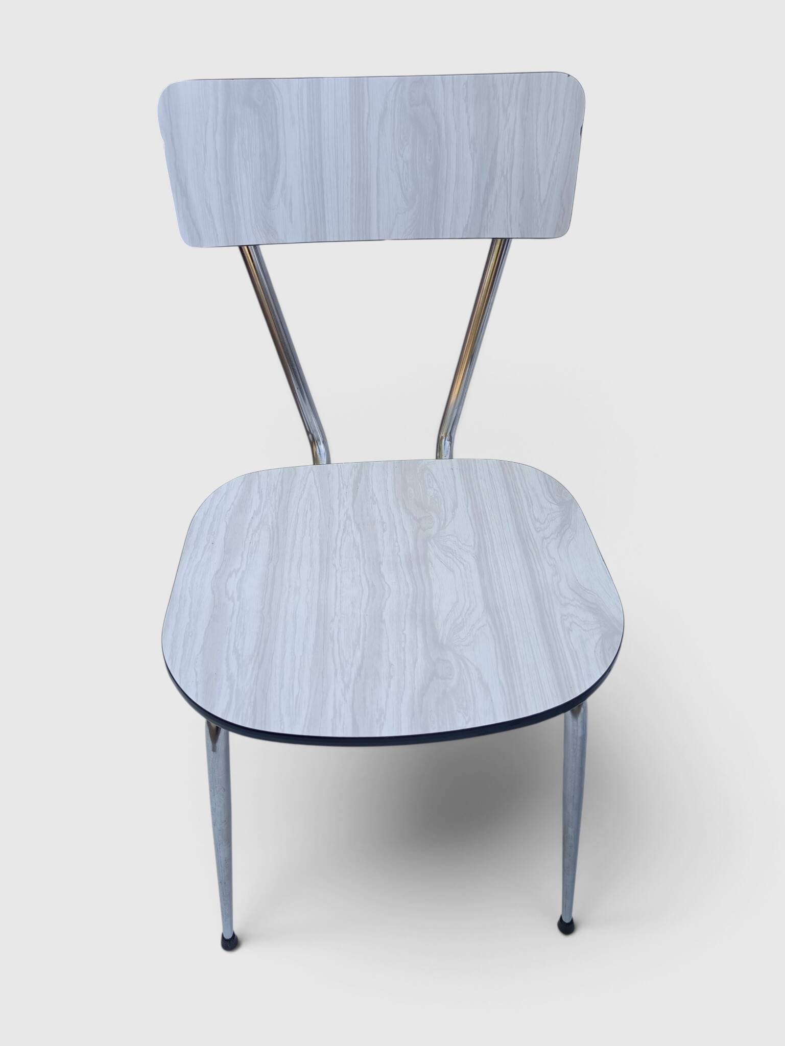 Set of 4 vintage Formica chairs – 1960s