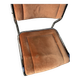 Pair of Bauhaus style dining chairs with infinity frame