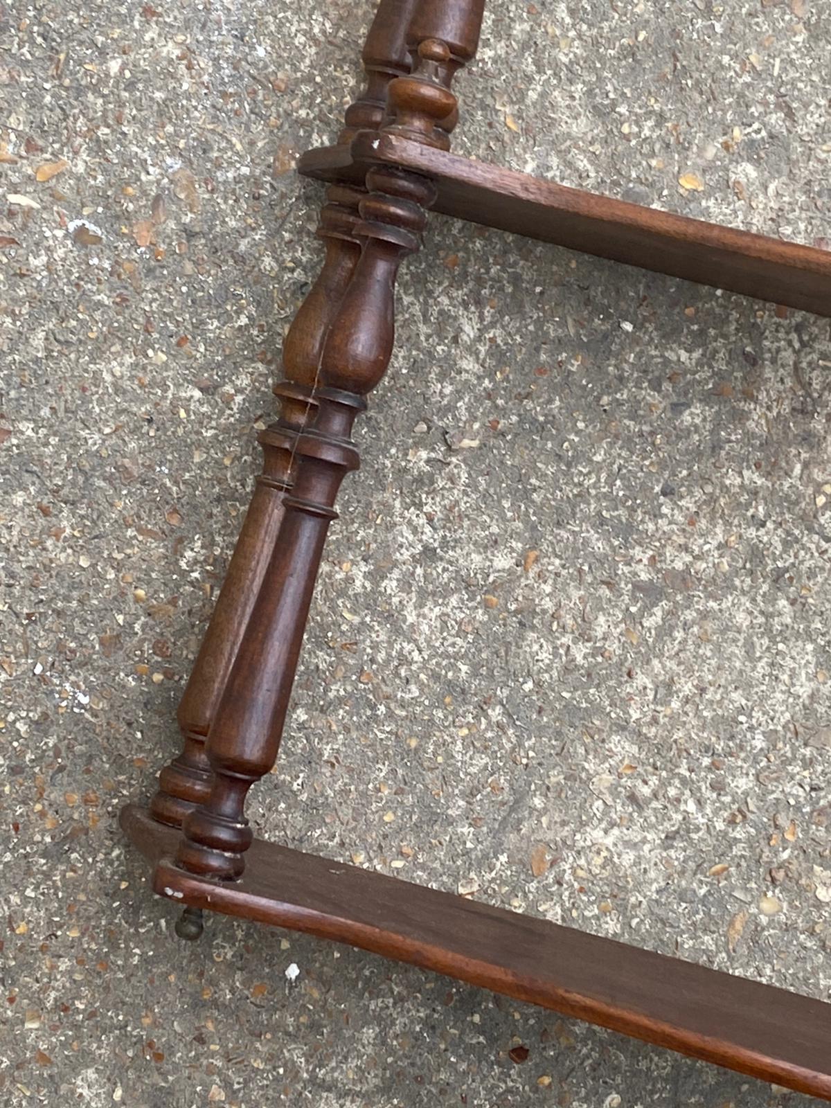 Shelf Carved wood old mural