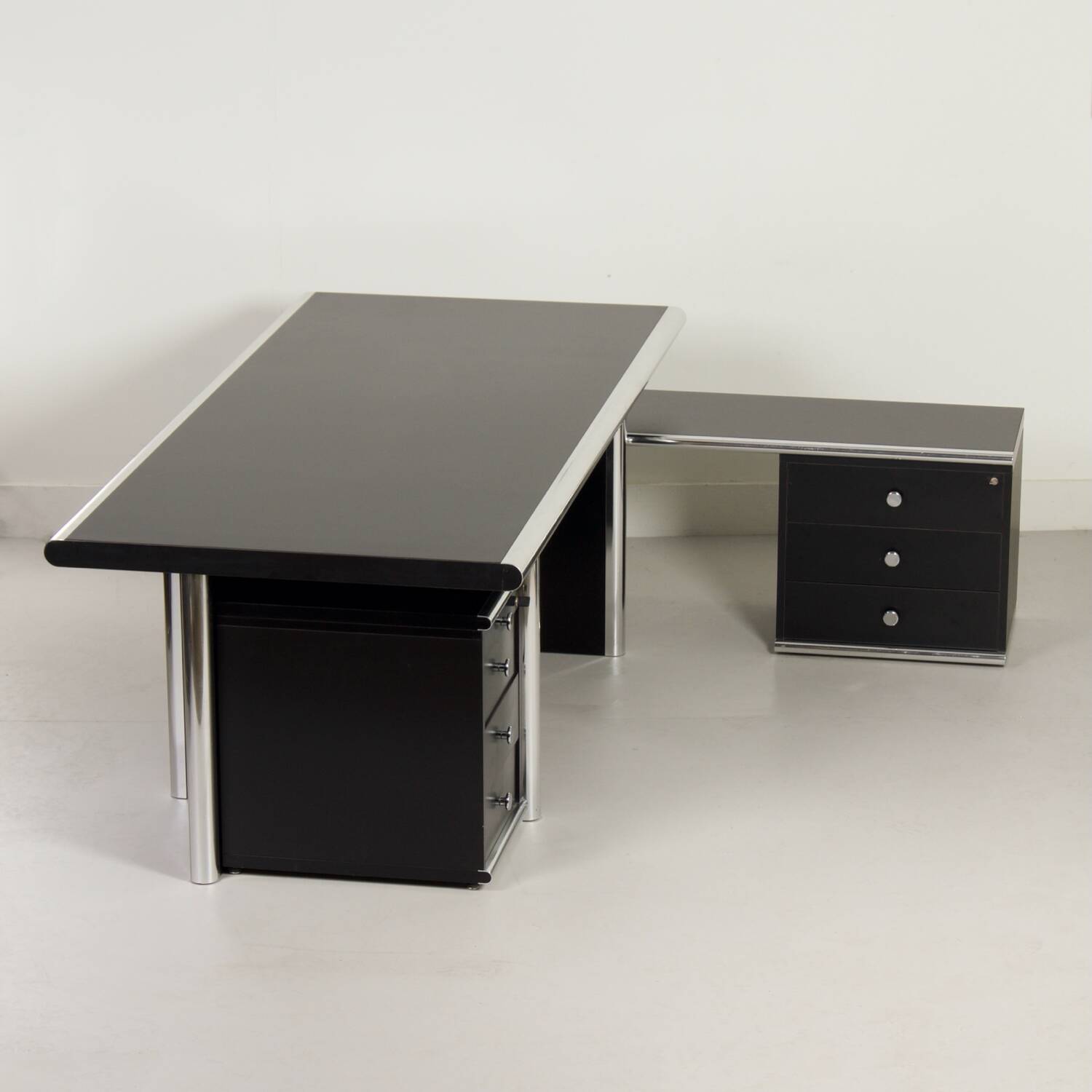 Executive desk ‘big’ by g. faleschini for i4 mariani italy, 2000s | 5-piece