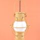 Lantern in rope & opaline