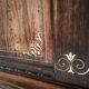 Antique bakery counter in rosewood and Carrara marble.