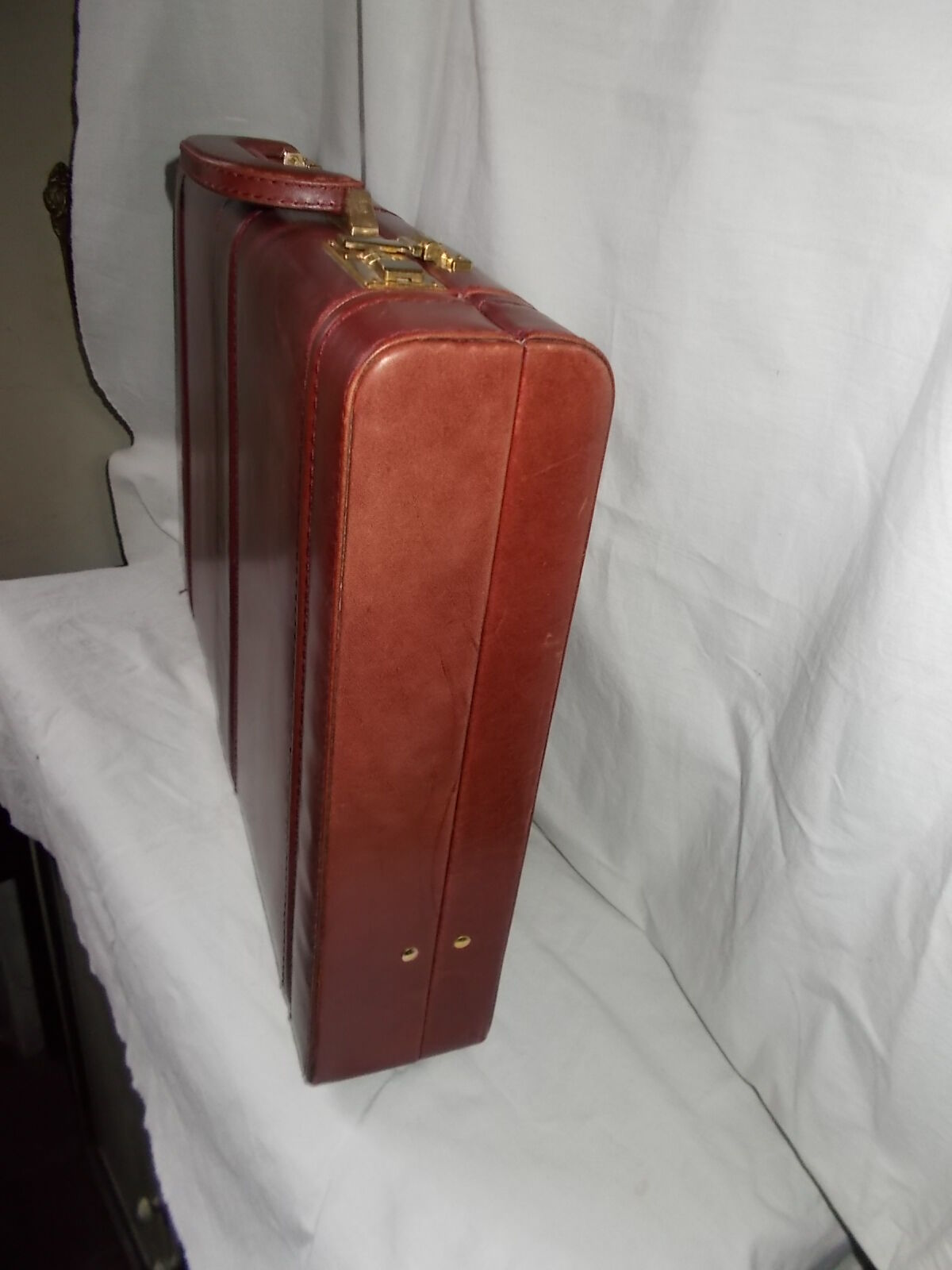 Leather briefcase-case