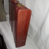 Leather briefcase-case