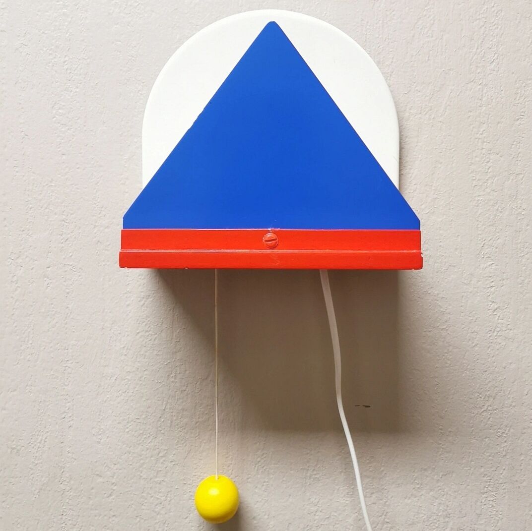 Wall lamp Ikea 1980 memphis