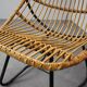 Rattan Lounge Chair by Uluv for Alan Fuchs, Czechoslovakia, 1960s