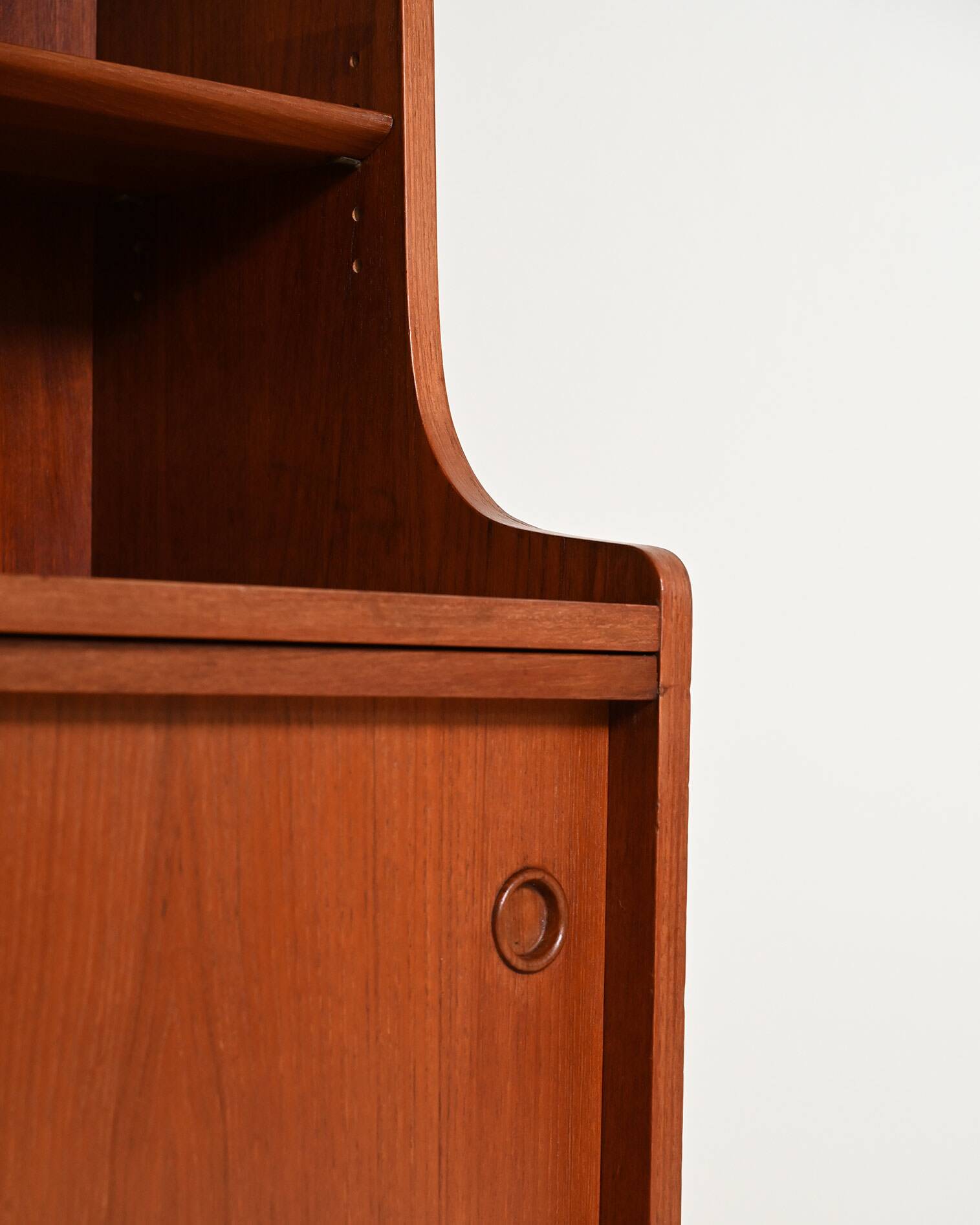 Teak bookcase by Johannes Sorth for Bornholms Møbelfabrik, 1960s