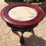 Coffee table on marble