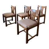 4 vintage Roche Bobois chairs 212