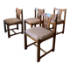 4 chaises vintage roche bobois 212