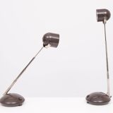 set Telescope German Table Lamps by Eichhof 1970s