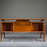 Teak Model 75 Desk from Omann Jun Møbelfabrik, 1960s
