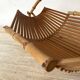 50s bamboo fruit basket