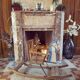 Wooden rocking horse