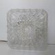 Plafonnier applique verre minimaliste 1970/ 1980