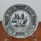 Talking plate Gien collection "Rébus" number 3