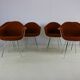 Set of six dining chairs by Charles Eames