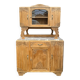 Buffet parisien art déco chêne brut massif 1930