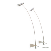 Postmodern Arch Metal Reading Floor Lamps from Hala Zeist, 1980s, Set of 2