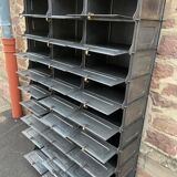 Meuble d'Archivage industriel 30 clapets Strafor 1920s