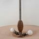 Ceiling lamp in Art Deco marble glass