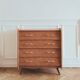 Commode au design scandinave vintage rénovée, années 60