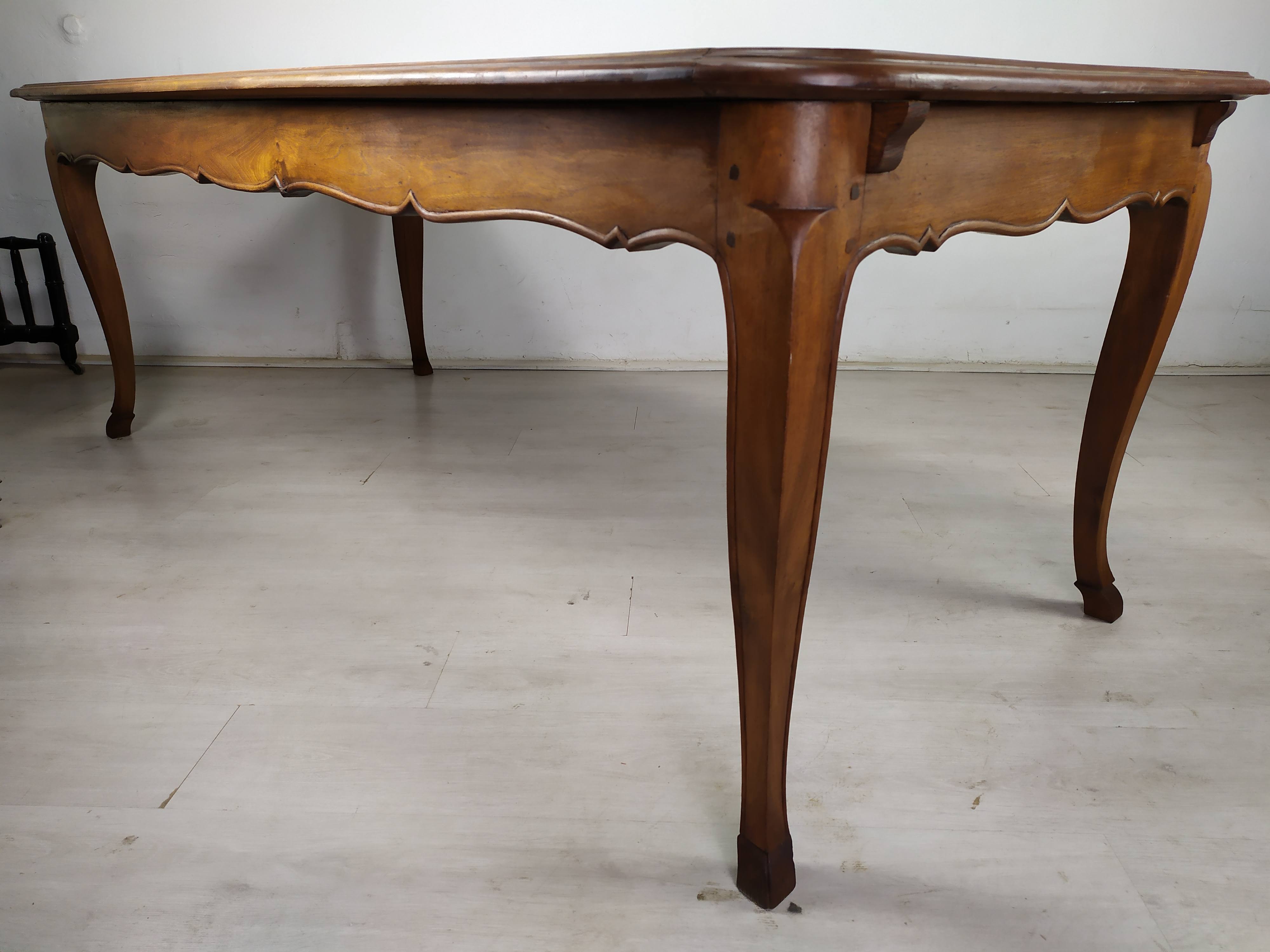 Louis XV walnut table