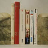 Pair of greenhouses vintage marble and alabaster books Italy