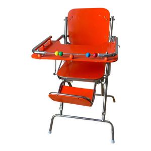 Chaise haute enfant vintage 70