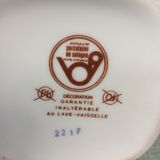 Dessert coffee set porcelain of Sologne