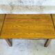 Farmhouse style dining table.