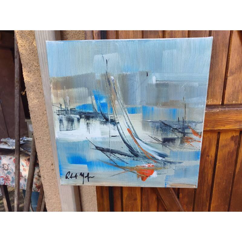 3 marine oil paintings by Robert Moifrai