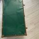 Green vintage suitcase A&R Luggage MFG GO
