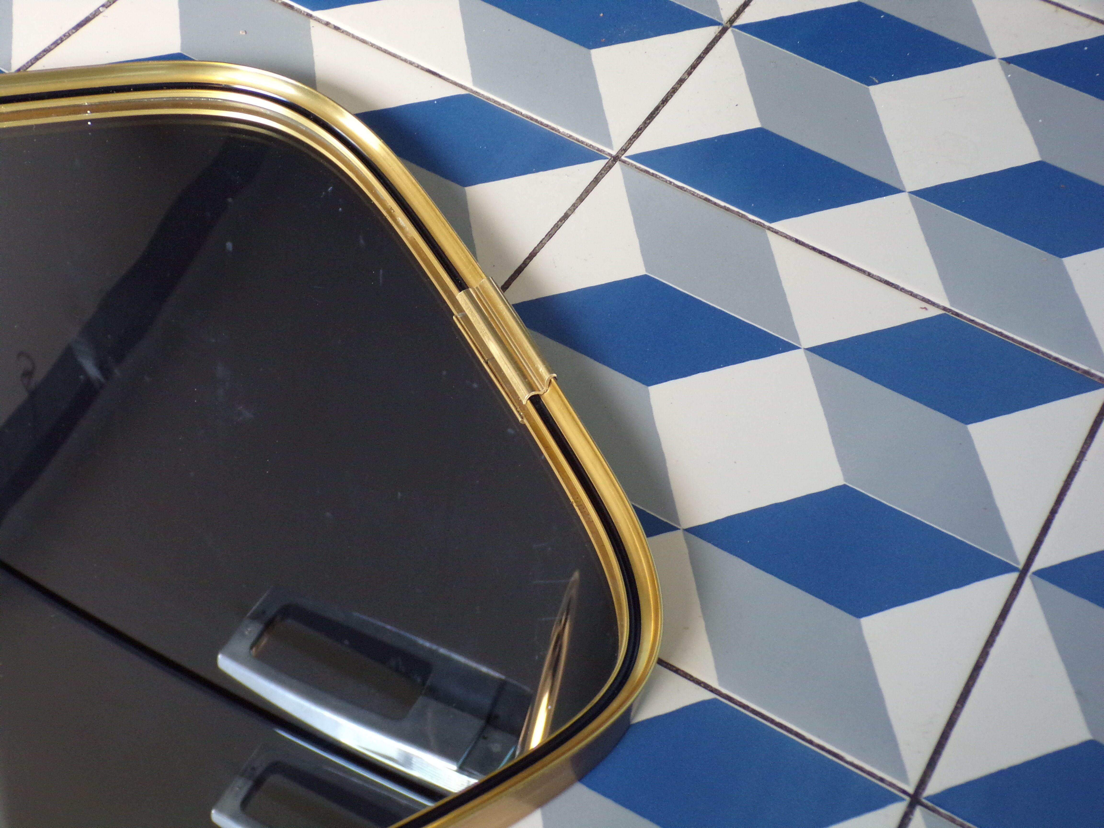 Vintage mirror mirror 35,5x90cm