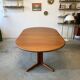 Round Extendable Table, Denmark 1960s/1970s, Mid-C, Vintage