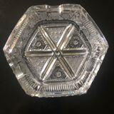 Bohemian crystal ashtray