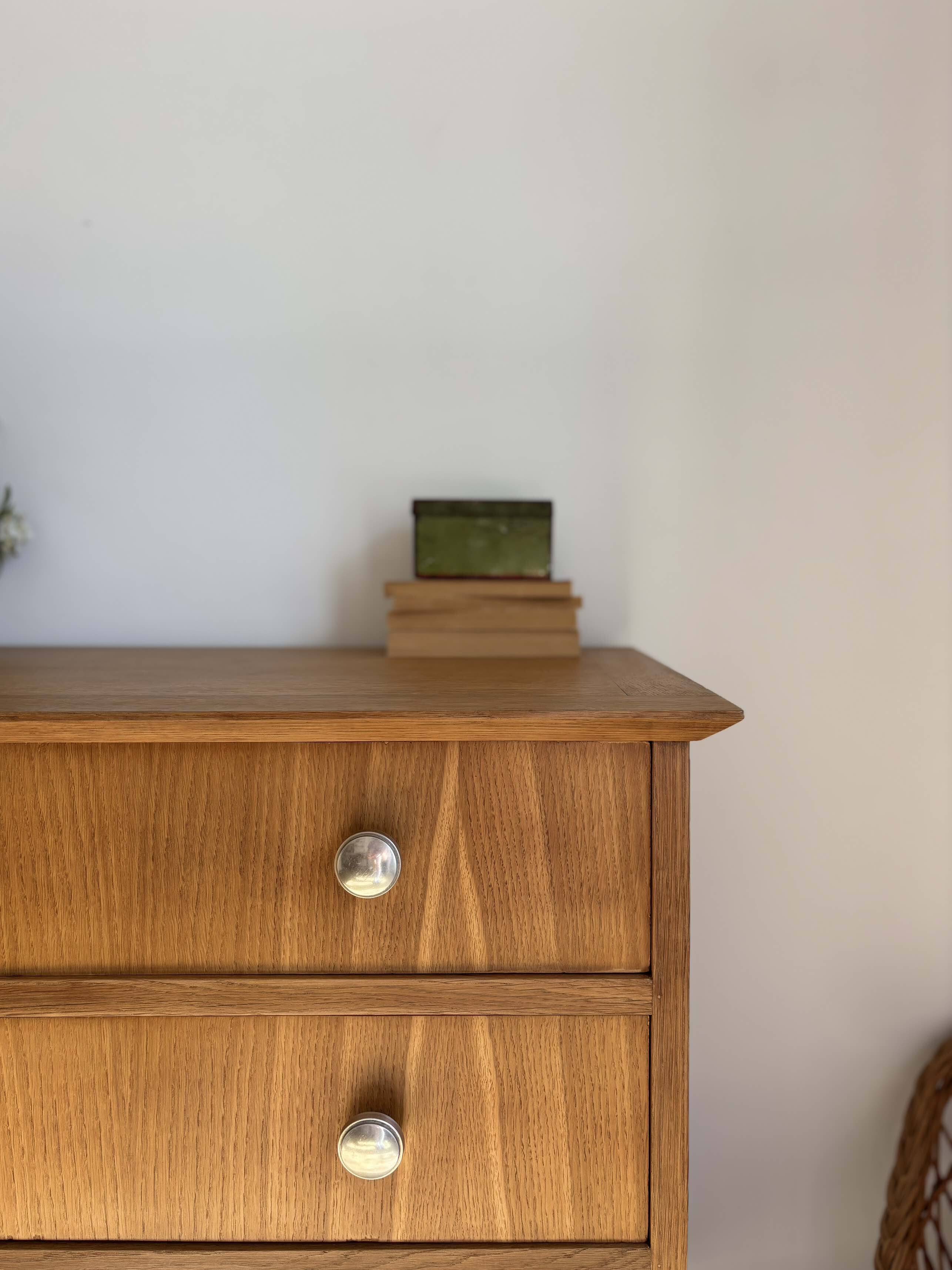Vintage Scandinavian design commode from the 1950s.