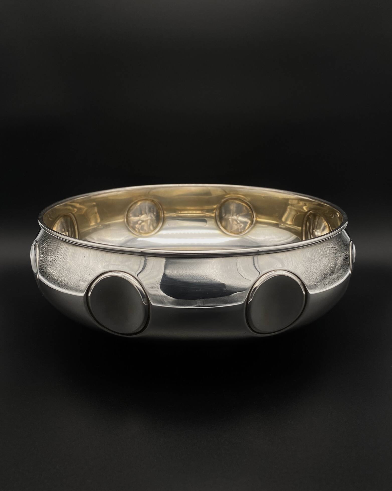 Modernist Italian silver bowl, c. 1960s