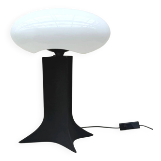 "mikos" lamp by diego chilo for sirrah in plastic and opaline, 1992