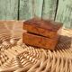 Old box in thuja magnifying glass Napoleon III style