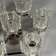 1960s 1970s Ceiling or Wall Lamp German Ice Glass Space Age Design