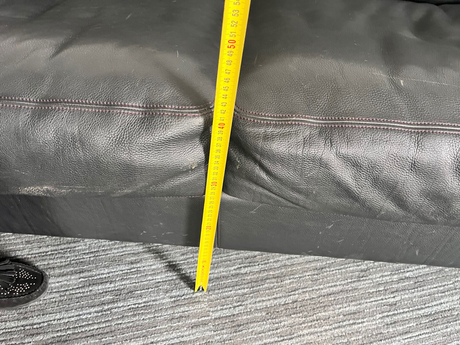 Canapé cuir Ds17-123 De Sede ( designer Antonio Citterio)