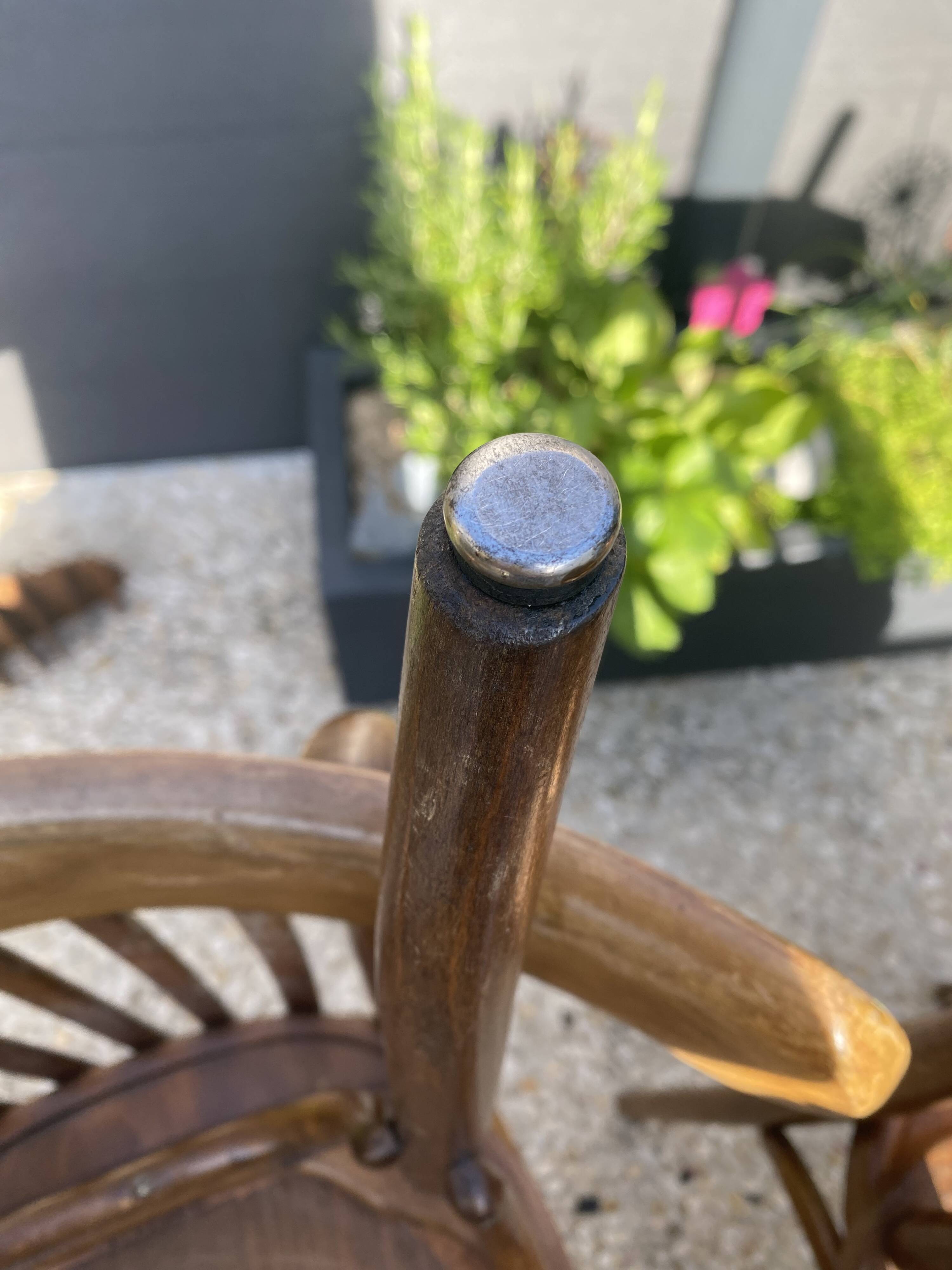 Ensemble de 8 chaises bistrot style Baumann bois courbé Annee 50/60