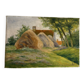 Tableau impressionniste Ernest Faut