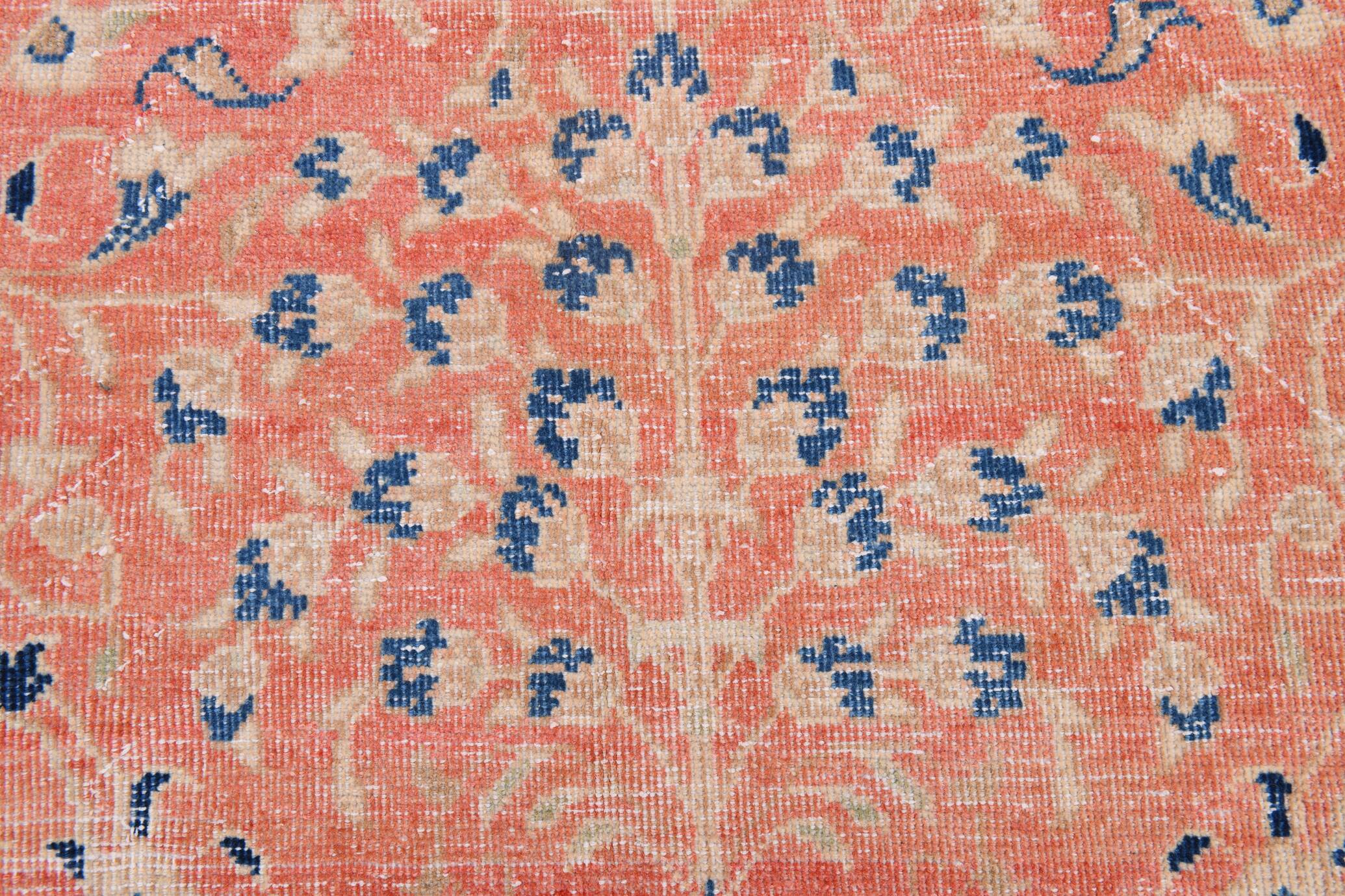 Rare Tapis Persan Ancien, Chef-d’œuvre Fait Main en Laine Naturelle